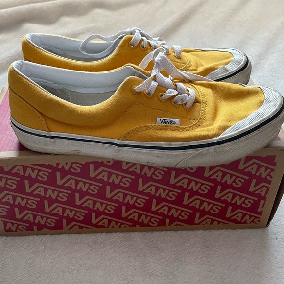 Women’s Mustard Coloured Vans Sneakers - Picture 2 of 10